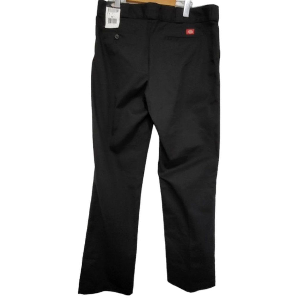 DICKIES 774 Slim Fit Black Work Pant Size 10 Tall NWT - Picture 4 of 8